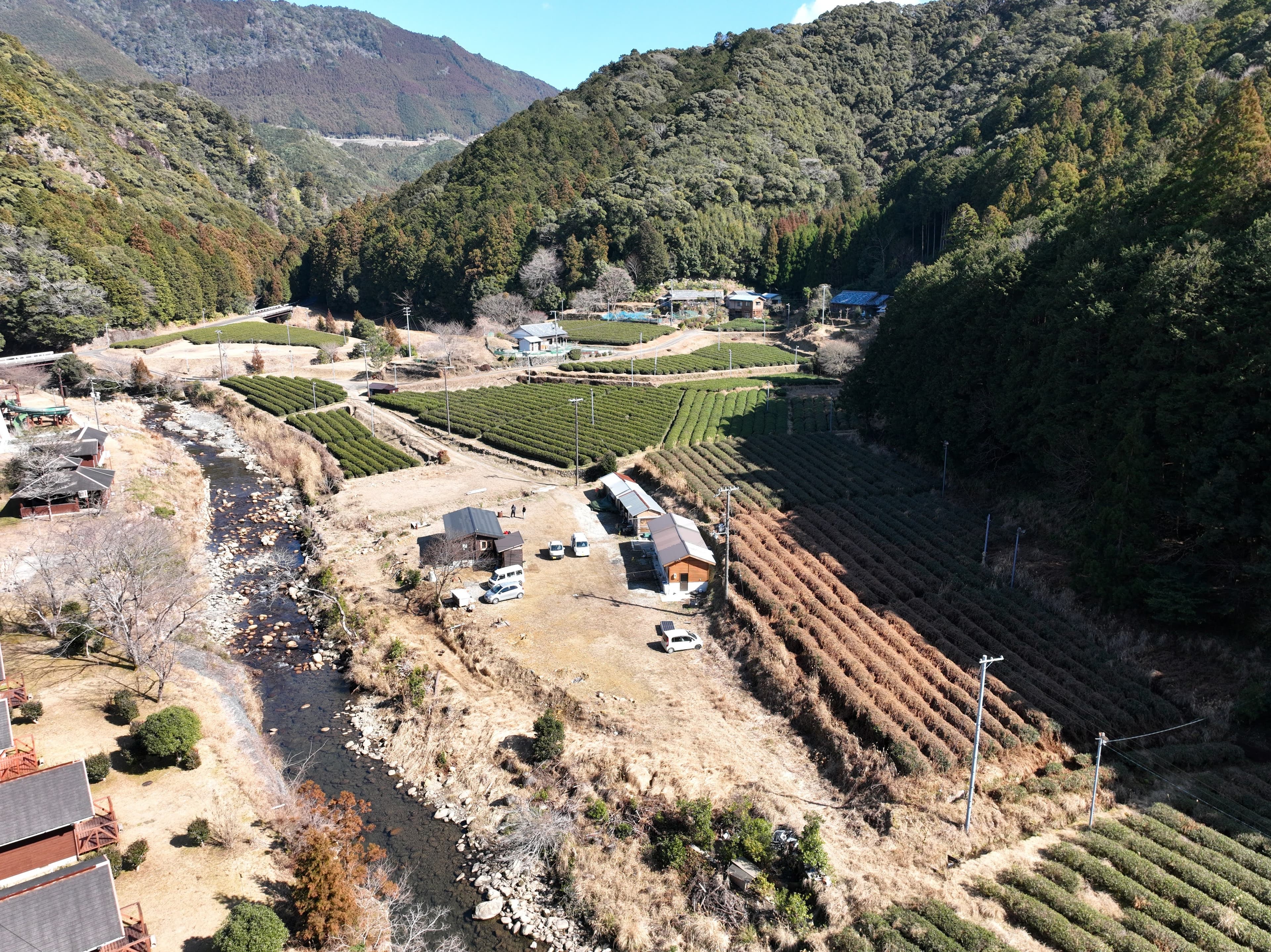 色川地区の空撮写真